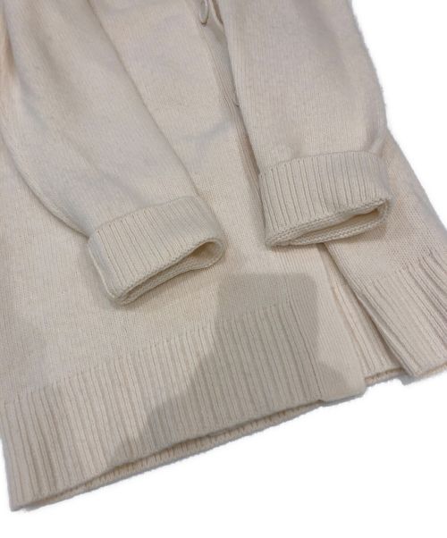 BOTTEGA VENETA（ボッテガベネタ）BOTTEGA VENETA (ボッテガベネタ) 2Wayラップロングカーディガン アイボリー サイズ:38の古着・服飾アイテム