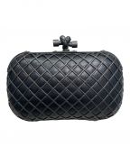 BOTTEGA VENETAボッテガベネタ）の古着「ノット クラッチバッグ」｜ブラック