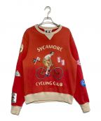 samuel zeligサミュエル ゼリグ）の古着「CYCLING CREWNECK」｜レッド