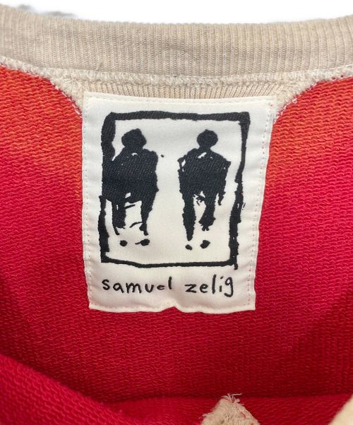 samuel zelig（サミュエル ゼリグ）samuel zelig (サミュエル ゼリグ) CYCLING CREWNECK レッド サイズ:Sの古着・服飾アイテム