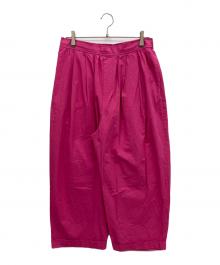 journal standard luxe（ジャーナルスタンダード ラックス）の古着「タイプワッシャー タックパンツ」｜ピンク