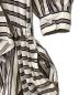 中古・古着 avie (アビィ) RAFFLE STRIPED DRESS ホワイト サイズ:38：7000円