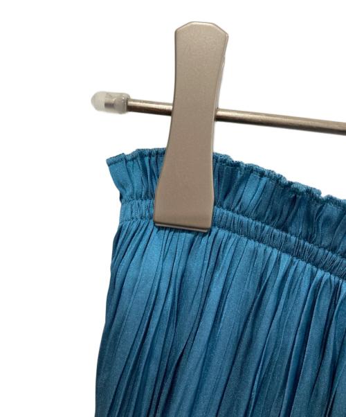 Spick and Span（スピック＆スパン）Spick and Span (スピックアンドスパン) ティアードプリーツスカート ブルー サイズ:FREEの古着・服飾アイテム