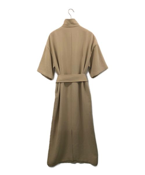 CLANE（クラネ）CLANE (クラネ) ハーフ ジップ ミリタリー ワンピース ベージュ サイズ:1の古着・服飾アイテム