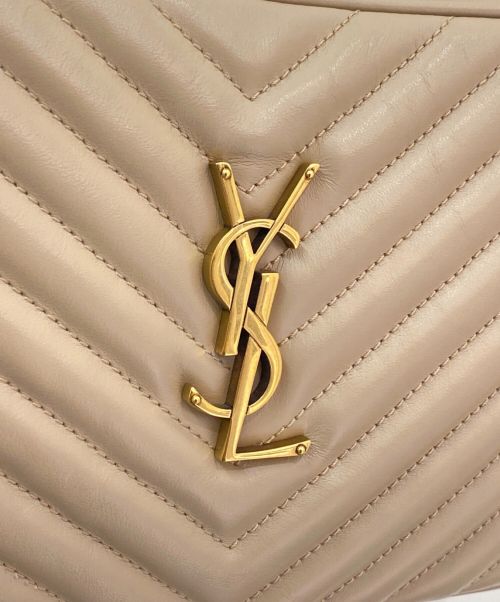 Saint Laurent Paris（サンローランパリ）Saint Laurent Paris (サンローランパリ) ルーカメラ ショルダーバッグ ベージュの古着・服飾アイテム