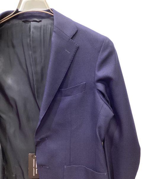 UNIVERSAL LANGUAGE（ユニバーサルランゲージ）UNIVERSAL LANGUAGE (ユニバーサルランゲージ) ウールメッシュテーラードジャケット ネイビー サイズ:Lの古着・服飾アイテム