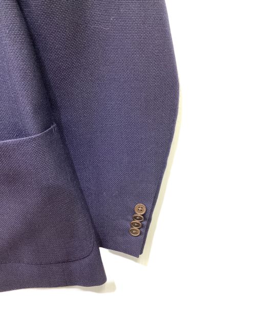 UNIVERSAL LANGUAGE（ユニバーサルランゲージ）UNIVERSAL LANGUAGE (ユニバーサルランゲージ) ウールメッシュテーラードジャケット ネイビー サイズ:Lの古着・服飾アイテム