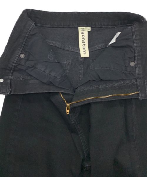 nagonstans（ナゴンスタンス）nagonstans (ナゴンスタンス) ブラックデニムパンツ ブラック サイズ:34の古着・服飾アイテム