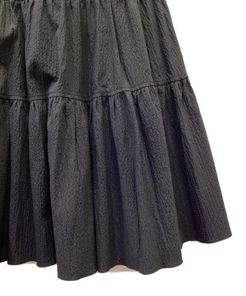 Plage（プラージュ）Plage (プラージュ) リップルボリュームスカート ブラック サイズ:36の古着・服飾アイテム