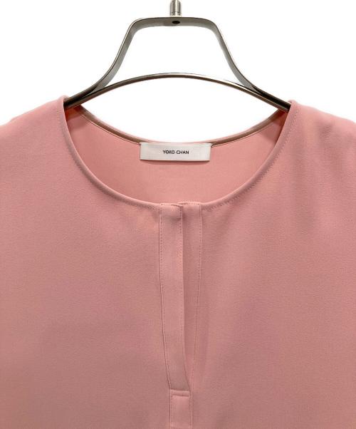YOKO CHAN（ヨーコチャン）YOKO CHAN (ヨーコチャン) フレアスリーブコクーンドレス ピンク サイズ:38の古着・服飾アイテム