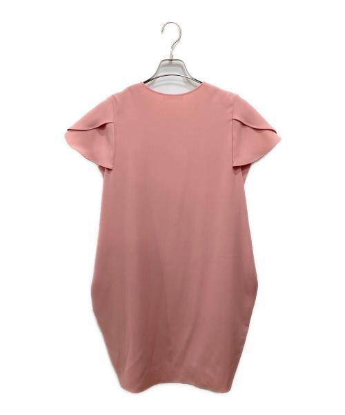 YOKO CHAN（ヨーコチャン）YOKO CHAN (ヨーコチャン) フレアスリーブコクーンドレス ピンク サイズ:38の古着・服飾アイテム