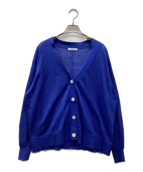 JOURNAL STANDARD（ジャーナルスタンダード）JOURNAL STANDARD (ジャーナルスタンダード) ウォッシャブルラミーVネックカーディガン ブルー サイズ:Freeの古着・服飾アイテム