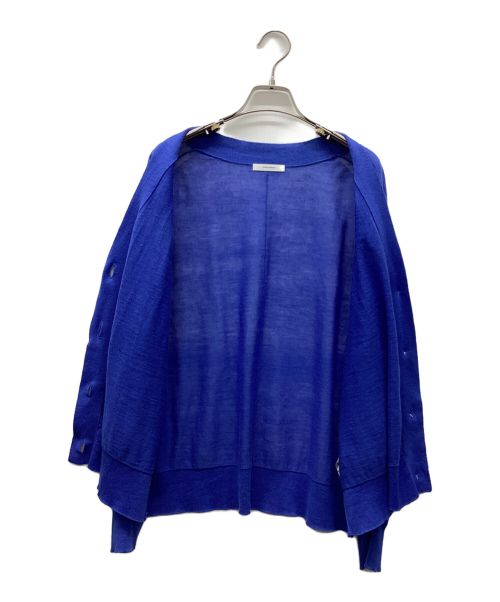 JOURNAL STANDARD（ジャーナルスタンダード）JOURNAL STANDARD (ジャーナルスタンダード) ウォッシャブルラミーVネックカーディガン ブルー サイズ:Freeの古着・服飾アイテム