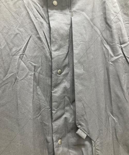 alk phenix（アルクフェニックス）alk phenix (アルクフェニックス) シアサッカーシャツ ブラック サイズ:XLの古着・服飾アイテム