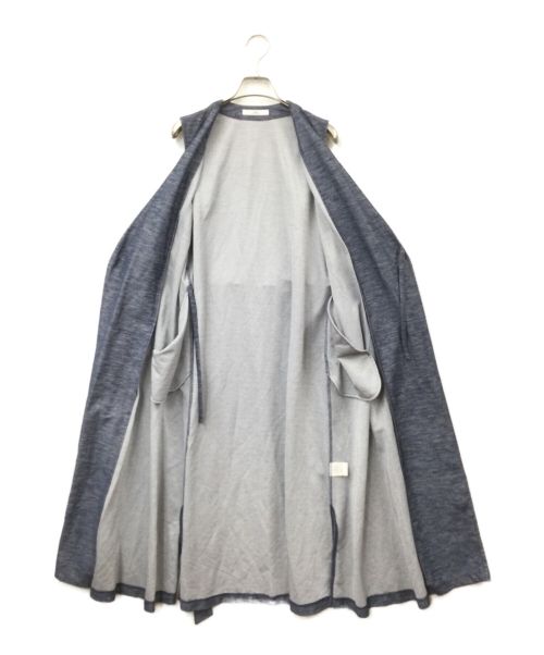 Julier（ジュリエ）Julier (ジュリエ) リネンカルゼコートワンピース インディゴの古着・服飾アイテム