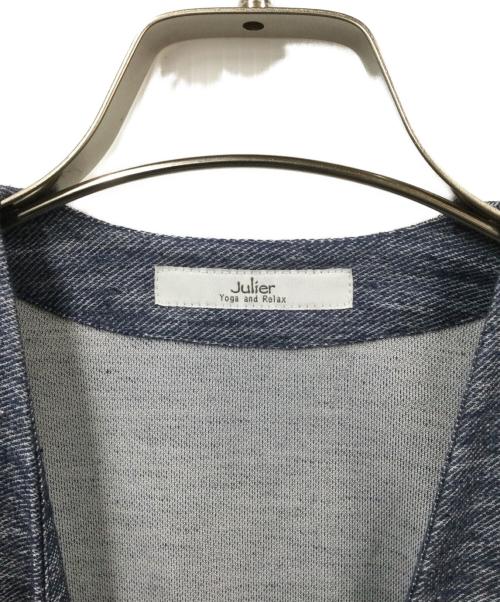 Julier（ジュリエ）Julier (ジュリエ) リネンカルゼコートワンピース インディゴの古着・服飾アイテム