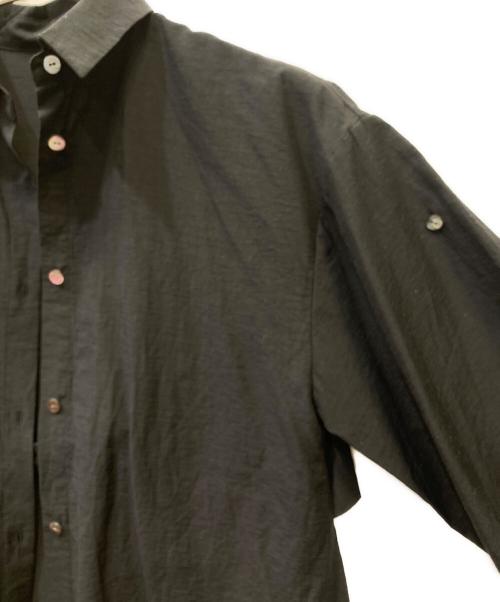 styling/（スタイリング）styling/ (スタイリング) サイドスリット ロングシャツ ブラック サイズ:ONE-SIZEの古着・服飾アイテム