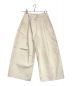 STUDIO NICHOLSON（スタジオ ニコルソン）の古着「バルーンパンツ」｜アイボリー