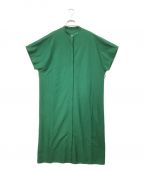 journal standard L'essageジャーナルスタンダード レサージュ）の古着「バンドカラーシャツワンピース」｜グリーン