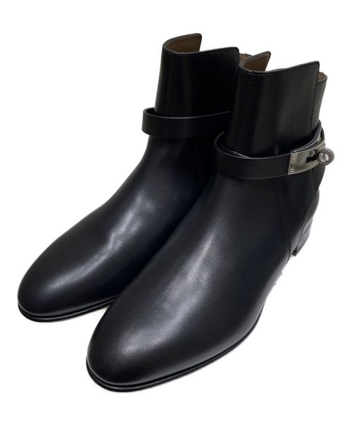 HERMES（エルメス）HERMES (エルメス) ネオレザーブーツ ブラック サイズ:38の古着・服飾アイテム