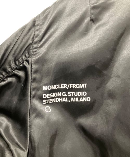 MONCLER（モンクレール）MONCLER (モンクレール) FRAGMENT DESIGN (フラグメント デザイン) RASSOS GIUBOTTO ブラック サイズ:3の古着・服飾アイテム