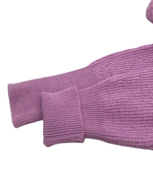 Plage（プラージュ）Plage (プラージュ) アゼパフスリーブショートニット ピンク サイズ:記載なしの古着・服飾アイテム