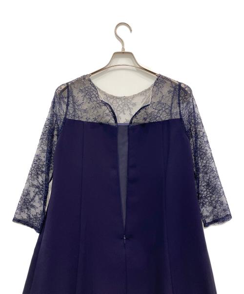 GRACE CONTINENTAL（（グレースコンチネンタル）GRACE CONTINENTAL (（グレースコンチネンタル）) ビジューベルトワンピース ネイビー サイズ:38の古着・服飾アイテム