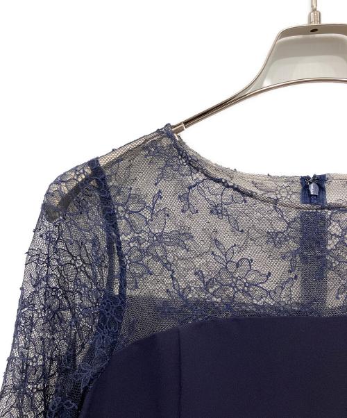 GRACE CONTINENTAL（（グレースコンチネンタル）GRACE CONTINENTAL (（グレースコンチネンタル）) ビジューベルトワンピース ネイビー サイズ:38の古着・服飾アイテム