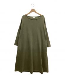 ORCIVAL（オーシバル）の古着「ロングフレアワンピース」｜カーキ