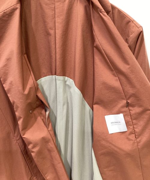 STUDIOUS（ステュディオス）STUDIOUS (ステュディオス) OVERSIZE NYLINCOAT ブラウン サイズ:3の古着・服飾アイテム