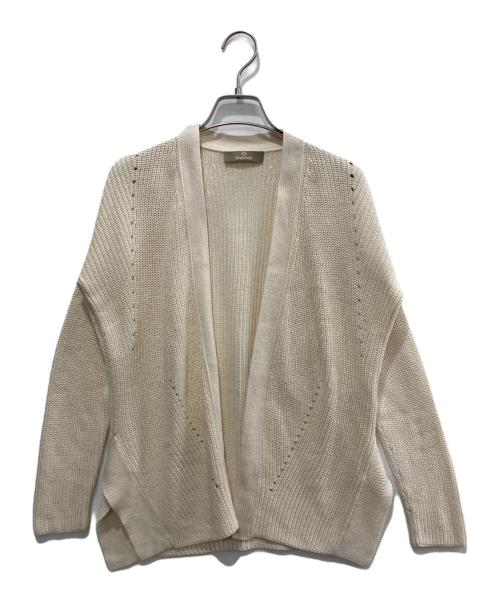 Cruciani（クルチアーニ）Cruciani (クルチアーニ) シルクニットカーディガン アイボリー サイズ:38の古着・服飾アイテム