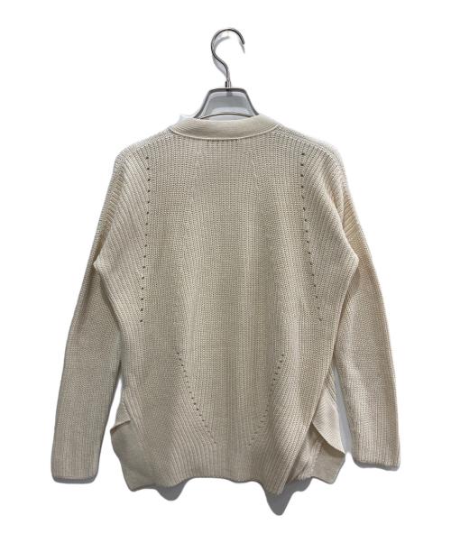 Cruciani（クルチアーニ）Cruciani (クルチアーニ) シルクニットカーディガン アイボリー サイズ:38の古着・服飾アイテム