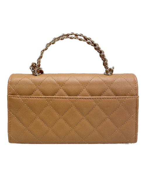 CHANEL（シャネル）CHANEL (シャネル) フラップフォンケース ベージュの古着・服飾アイテム