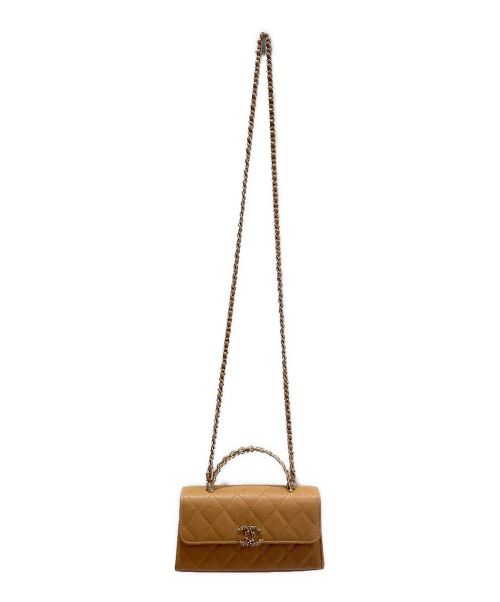 CHANEL（シャネル）CHANEL (シャネル) フラップフォンケース ベージュの古着・服飾アイテム