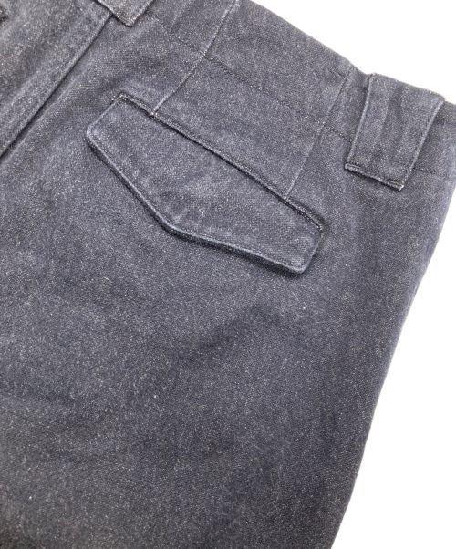 AUBETT（オーベット）AUBETT (オーベット) ラチネデニムバギーパンツ インディゴ サイズ:4の古着・服飾アイテム