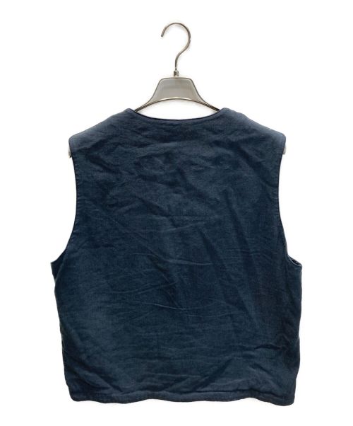 confect（コンフェクト）confect (コンフェクト) シルクリネンツイルベスト ネイビー サイズ:4の古着・服飾アイテム