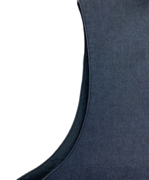 confect（コンフェクト）confect (コンフェクト) シルクリネンツイルベスト ネイビー サイズ:4の古着・服飾アイテム