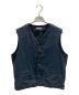 confect（コンフェクト）の古着「シルクリネンツイルベスト」｜ネイビー