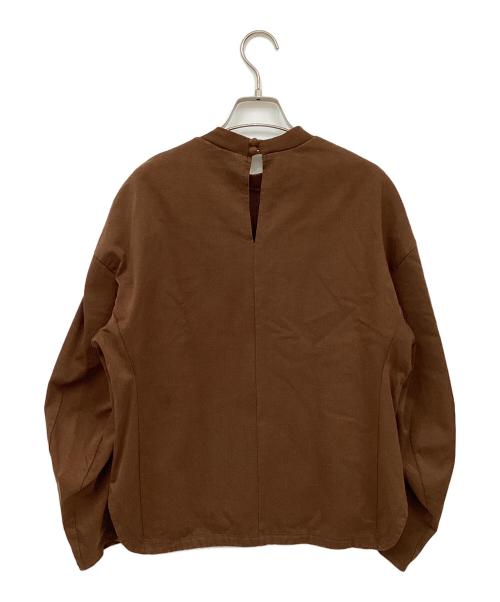 Mame Kurogouchi（マメクロゴウチ）Mame Kurogouchi (マメクロゴウチ) Cotton Jersey Pullover ブラウン サイズ:1の古着・服飾アイテム