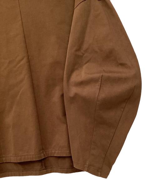 Mame Kurogouchi（マメクロゴウチ）Mame Kurogouchi (マメクロゴウチ) Cotton Jersey Pullover ブラウン サイズ:1の古着・服飾アイテム