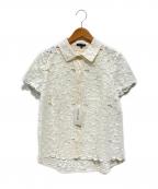 TO BE CHICトゥービーシック）の古着「レースシャツ」｜オフホワイト