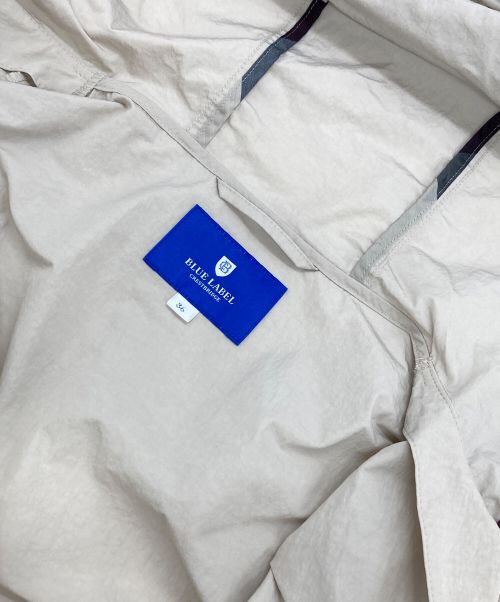 BLUE LABEL CRESTBRIDGE（ブルーレーベルクレストブリッジ）BLUE LABEL CRESTBRIDGE (ブルーレーベルクレストブリッジ) ナイロンワッシャーブルゾン ベージュ サイズ:36の古着・服飾アイテム
