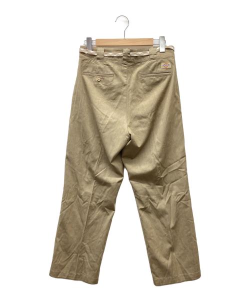 YSTRDY'S TMRRW（イエスタデイズトゥモロウ）YSTRDY'S TMRRW (イエスタデイズトゥモロウ) Dickies (ディッキーズ) WORK PANTS LORO PIANA ベージュ サイズ:76の古着・服飾アイテム