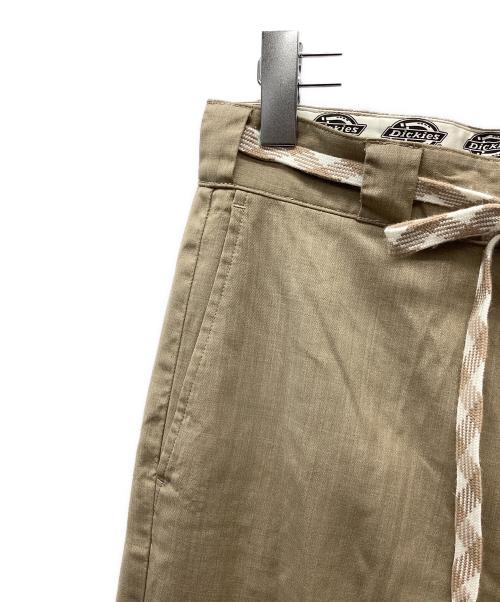 YSTRDY'S TMRRW（イエスタデイズトゥモロウ）YSTRDY'S TMRRW (イエスタデイズトゥモロウ) Dickies (ディッキーズ) WORK PANTS LORO PIANA ベージュ サイズ:76の古着・服飾アイテム
