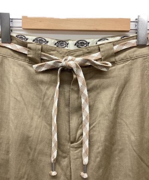 YSTRDY'S TMRRW（イエスタデイズトゥモロウ）YSTRDY'S TMRRW (イエスタデイズトゥモロウ) Dickies (ディッキーズ) WORK PANTS LORO PIANA ベージュ サイズ:76の古着・服飾アイテム