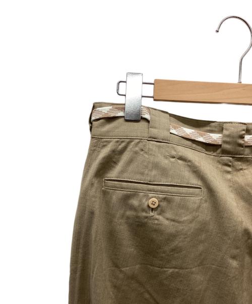 YSTRDY'S TMRRW（イエスタデイズトゥモロウ）YSTRDY'S TMRRW (イエスタデイズトゥモロウ) Dickies (ディッキーズ) WORK PANTS LORO PIANA ベージュ サイズ:76の古着・服飾アイテム