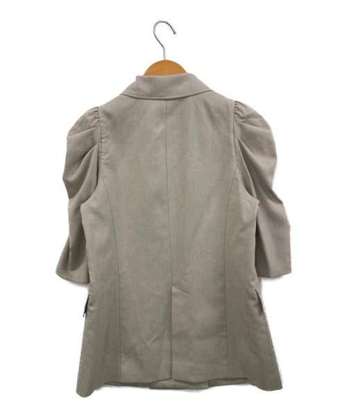 Diagram（ダイアグラム）Diagram (ダイアグラム) タックスリーブジャケット ベージュ サイズ:36の古着・服飾アイテム