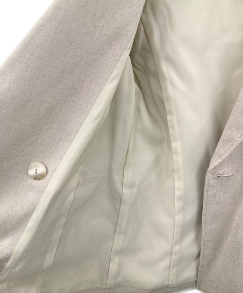 Diagram（ダイアグラム）Diagram (ダイアグラム) タックスリーブジャケット ベージュ サイズ:36の古着・服飾アイテム