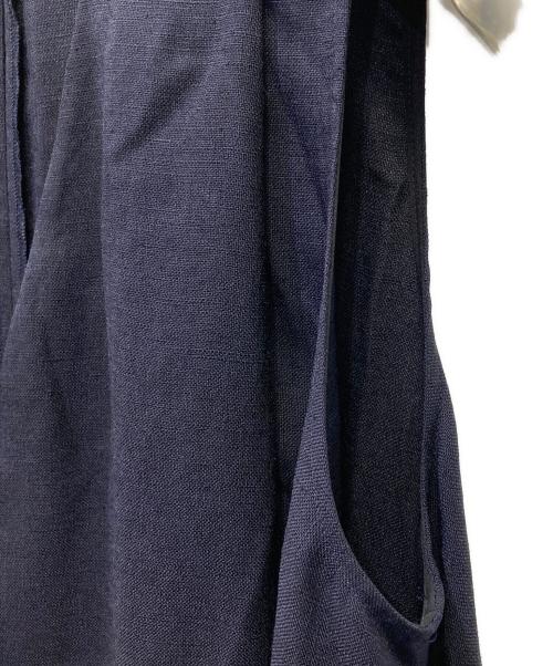 ENFOLD（エンフォルド）ENFOLD (エンフォルド) アシンメトリーフレアワンピース ネイビー サイズ:38の古着・服飾アイテム