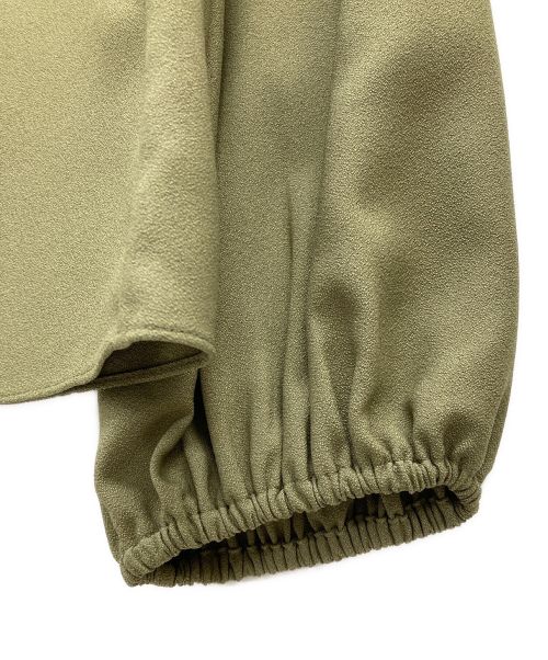 theory（セオリー）theory (セオリー) モックネックブラウス グリーン サイズ:Sの古着・服飾アイテム